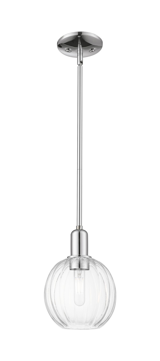 One Light Mini Pendant by Innovations - Arcadia Collection, Polished Chrome Finish - 716-1S-PC-G458-7CL
