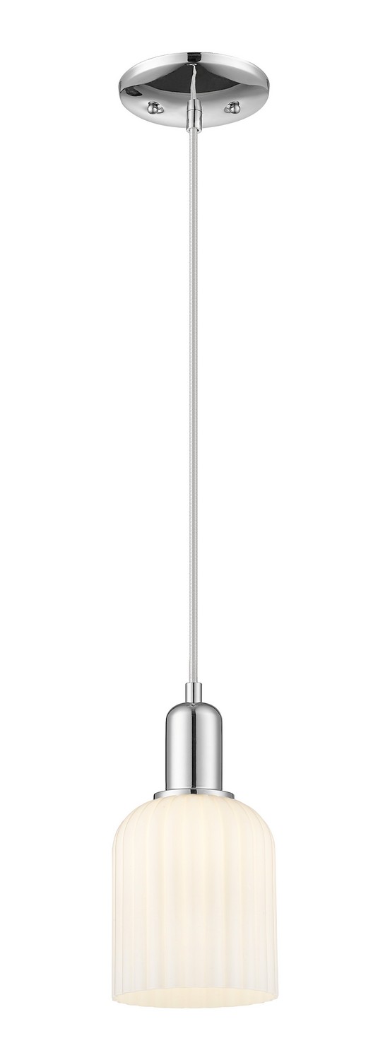 One Light Mini Pendant by Innovations - Arcadia Collection, Polished Chrome Finish - 716-1S-PC-G559-5GWH