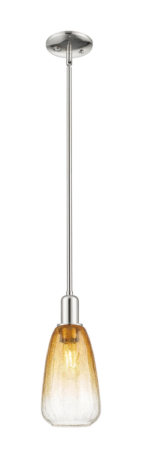 One Light Mini Pendant by Innovations - Arcadia Collection, Polished Nickel Finish - 716-1S-PN-G480-6AM