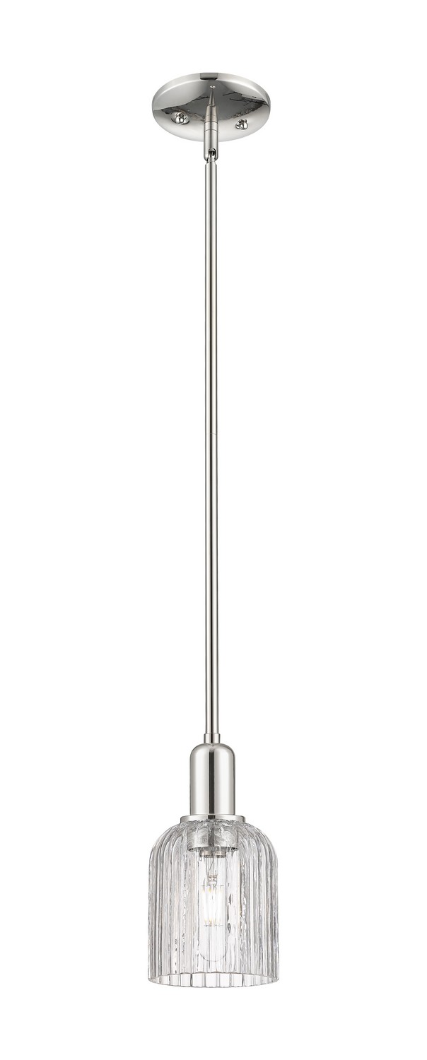 One Light Mini Pendant by Innovations - Arcadia Collection, Polished Nickel Finish - 716-1S-PN-G559-5CL