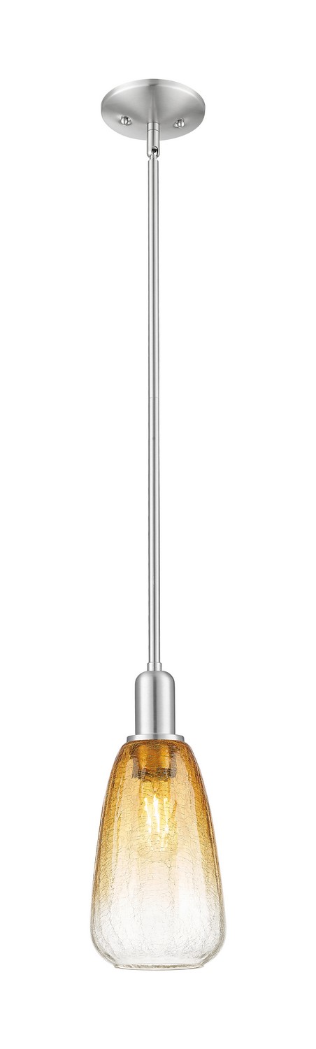 One Light Mini Pendant by Innovations - Arcadia Collection, Brushed Satin Nickel Finish - 716-1S-SN-G480-6AM