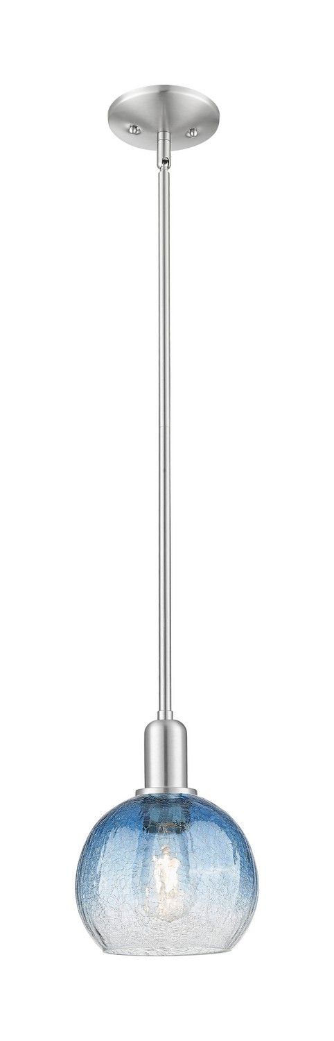 One Light Mini Pendant by Innovations - Arcadia Collection, Brushed Satin Nickel Finish - 716-1S-SN-G483-8SB