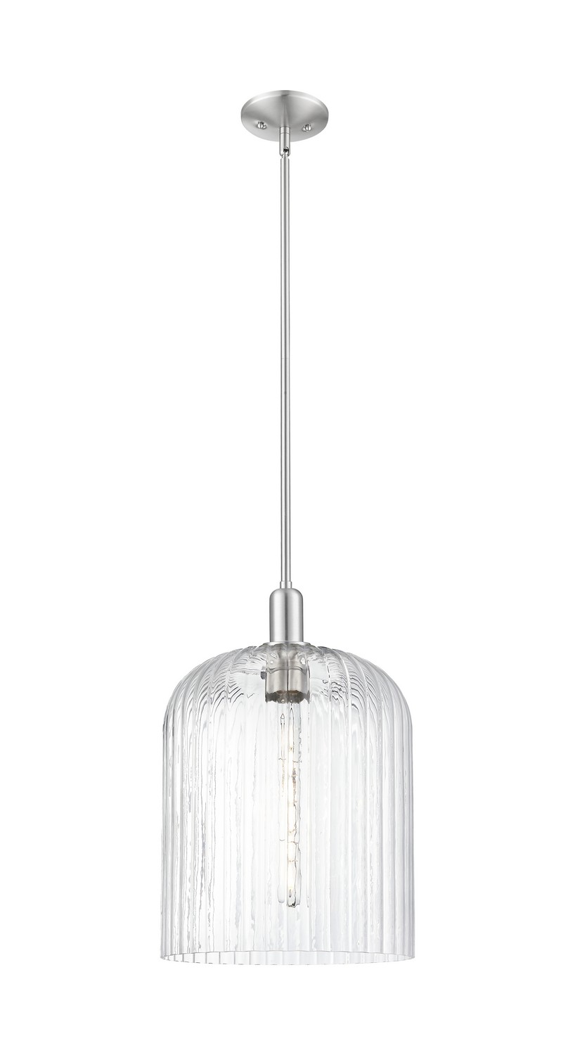 One Light Mini Pendant by Innovations - Arcadia Collection, Brushed Satin Nickel Finish - 716-1S-SN-G559-12CL