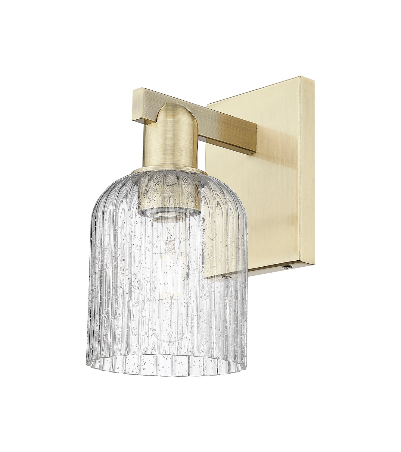 One Light Wall Sconce by Innovations - Arcadia Collection, Antique Brass Finish - 716-1W-AB-G559-5SDY