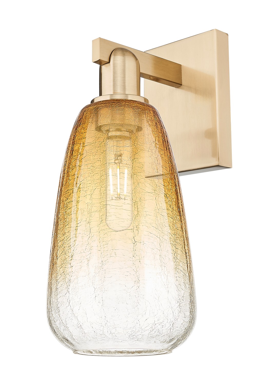 One Light Wall Sconce by Innovations - Arcadia Collection, Champagne Bronze Finish - 716-1W-CB-G480-6AM