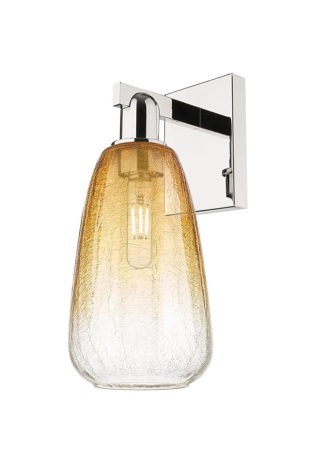 One Light Wall Sconce by Innovations - Arcadia Collection, Polished Nickel Finish - 716-1W-PN-G480-6AM