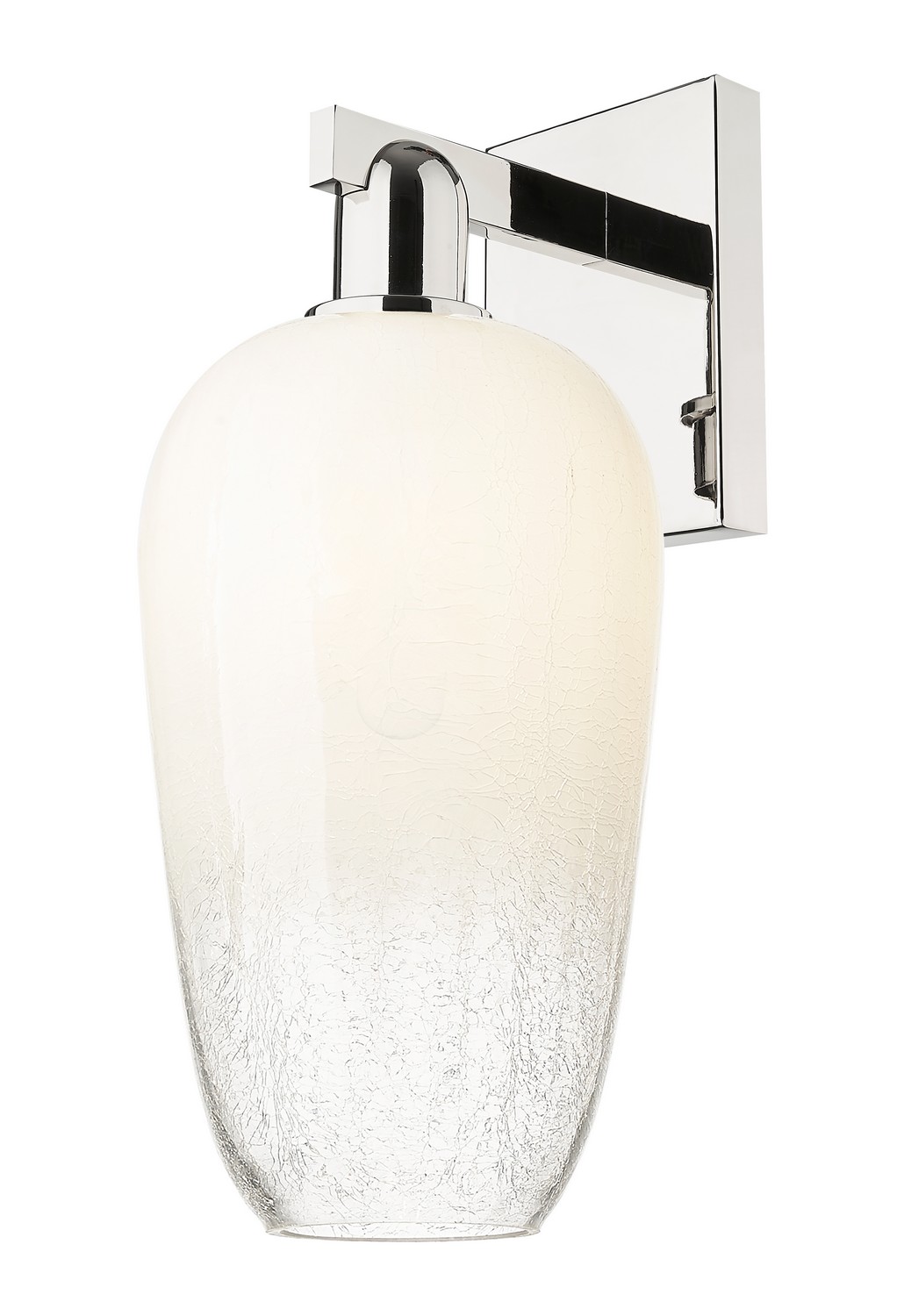 One Light Wall Sconce by Innovations - Arcadia Collection, Polished Nickel Finish - 716-1W-PN-G484-7OP