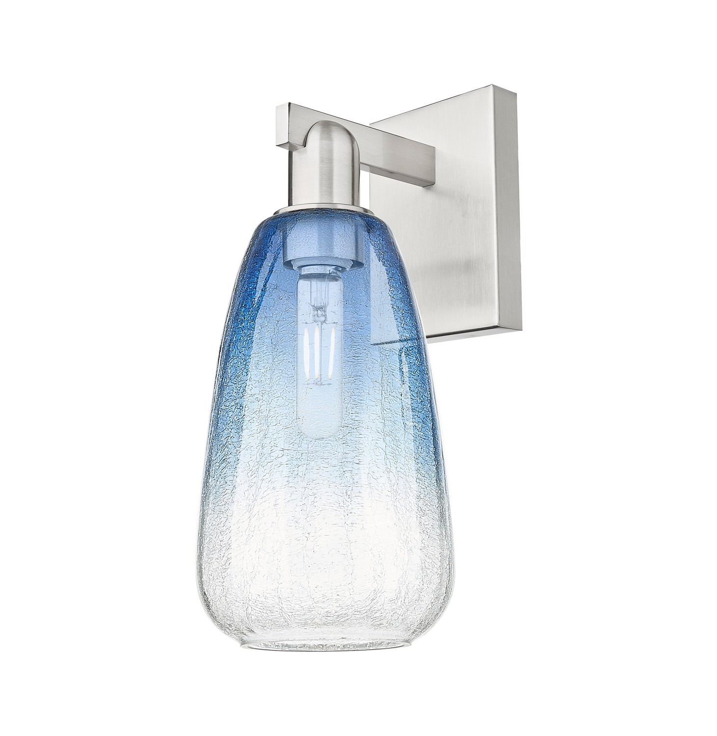 One Light Wall Sconce by Innovations - Arcadia Collection, Brushed Satin Nickel Finish - 716-1W-SN-G480-6SB