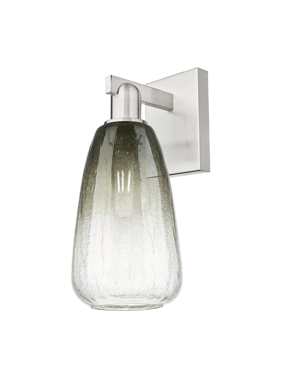 One Light Wall Sconce by Innovations - Arcadia Collection, Brushed Satin Nickel Finish - 716-1W-SN-G480-6SL