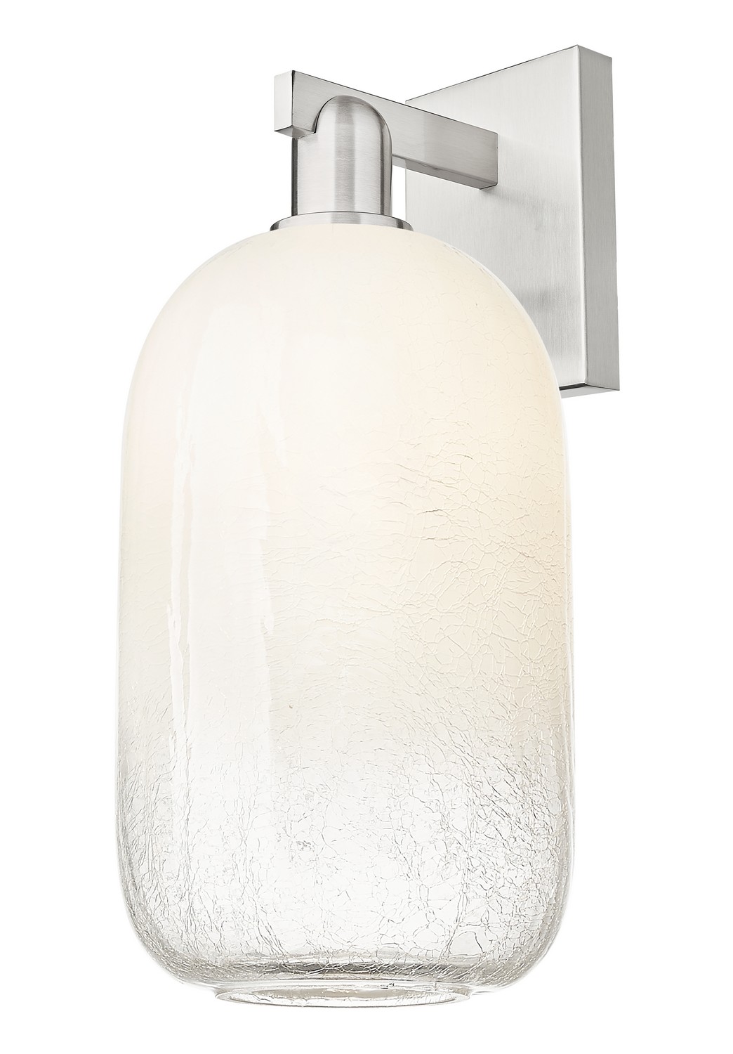 One Light Wall Sconce by Innovations - Arcadia Collection, Brushed Satin Nickel Finish - 716-1W-SN-G482-7OP