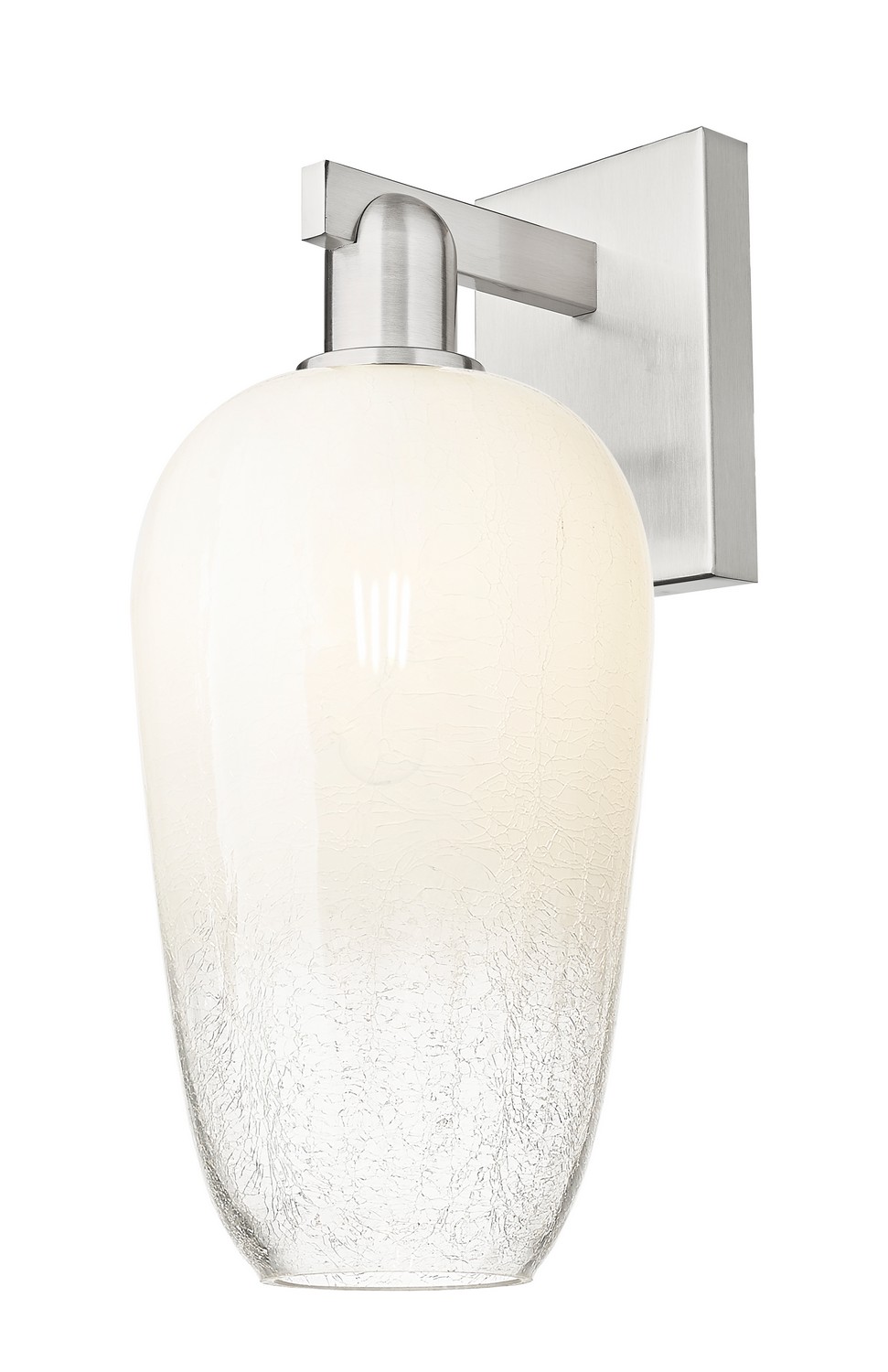 One Light Wall Sconce by Innovations - Arcadia Collection, Brushed Satin Nickel Finish - 716-1W-SN-G484-7OP