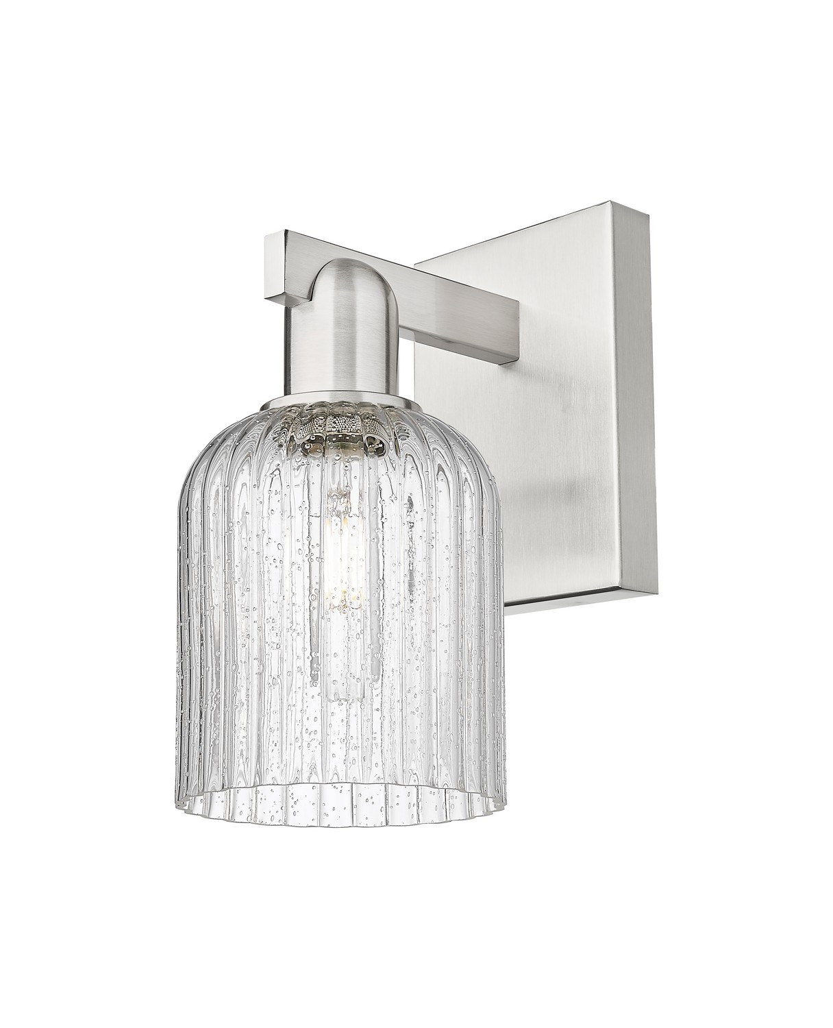 One Light Wall Sconce by Innovations - Arcadia Collection, Brushed Satin Nickel Finish - 716-1W-SN-G559-5SDY