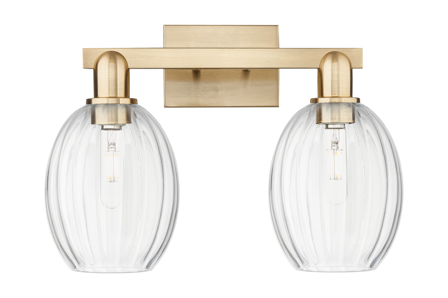 Two Light Bath Vanity by Innovations - Arcadia Collection, Champagne Bronze Finish - 716-2W-CB-G459-6CL