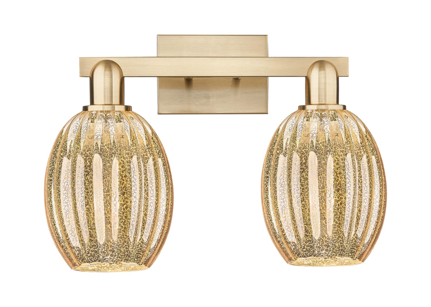 Two Light Bath Vanity by Innovations - Arcadia Collection, Champagne Bronze Finish - 716-2W-CB-G459-6ME