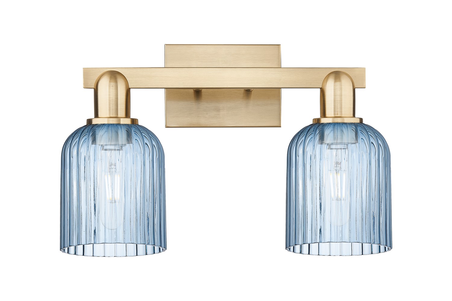 Two Light Bath Vanity by Innovations - Arcadia Collection, Champagne Bronze Finish - 716-2W-CB-G559-5BL