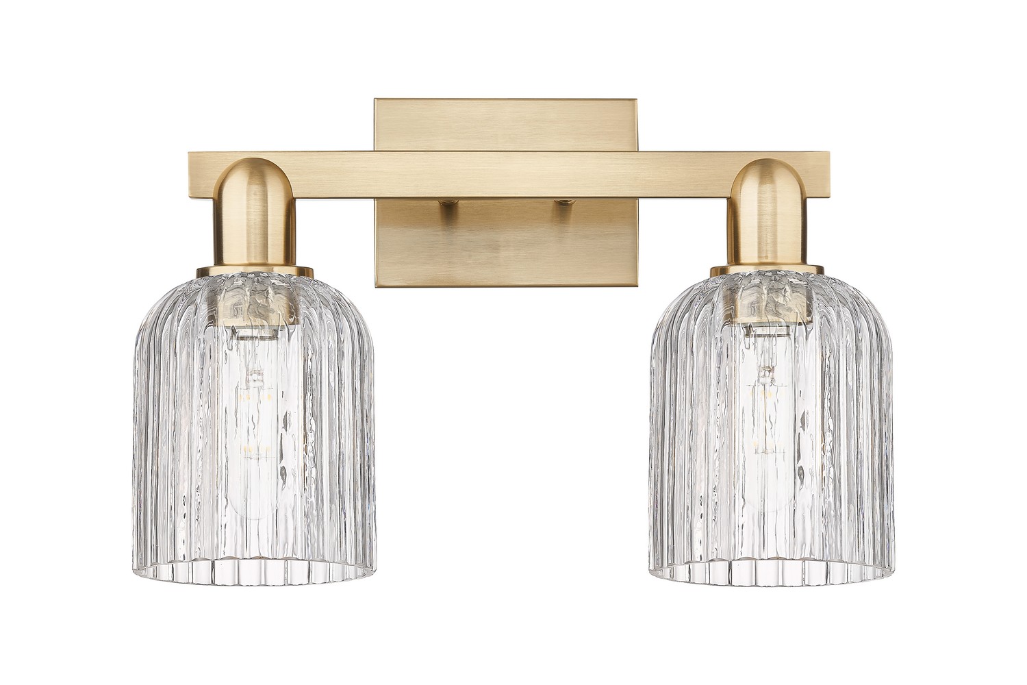 Two Light Bath Vanity by Innovations - Arcadia Collection, Champagne Bronze Finish - 716-2W-CB-G559-5CL