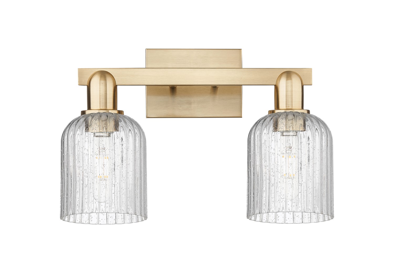 Two Light Bath Vanity by Innovations - Arcadia Collection, Champagne Bronze Finish - 716-2W-CB-G559-5SDY