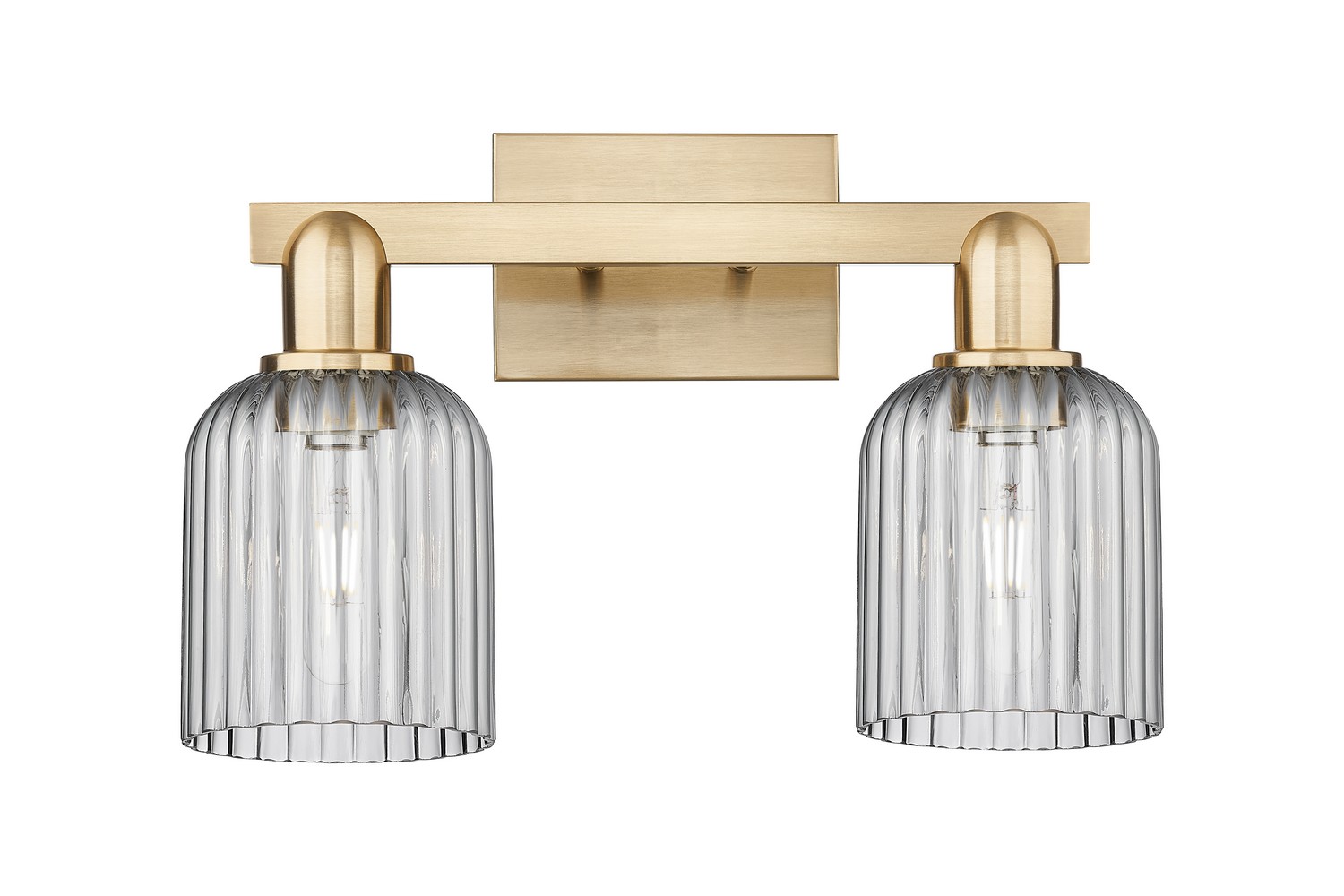 Two Light Bath Vanity by Innovations - Arcadia Collection, Champagne Bronze Finish - 716-2W-CB-G559-5SM