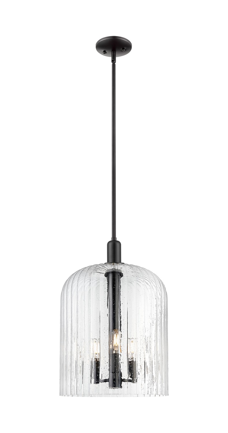 One Light Mini Pendant by Innovations - Arcadia Collection, Matte Black Finish - 716-3S-BK-G559-12SDY