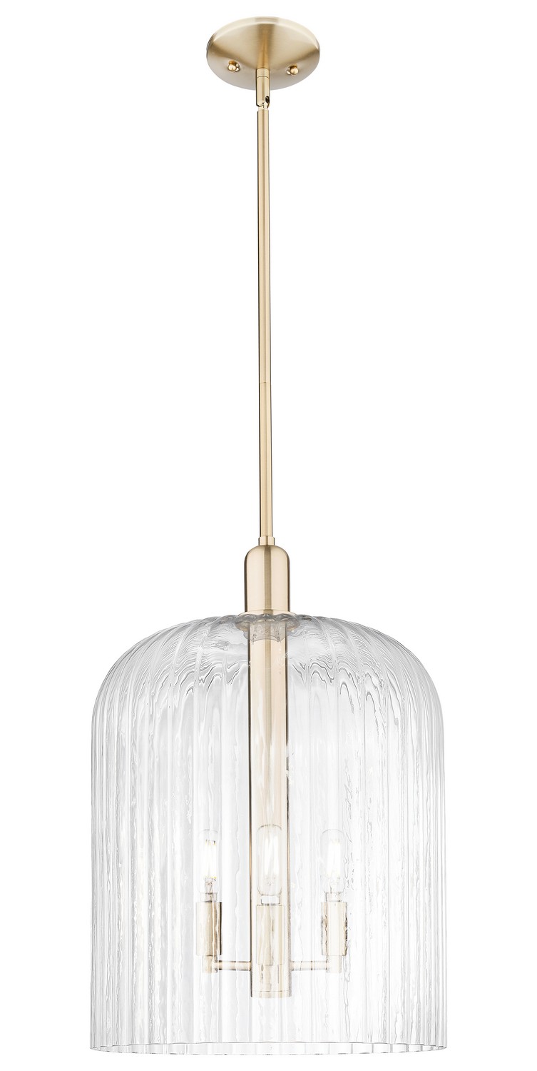 One Light Mini Pendant by Innovations - Arcadia Collection, Champagne Bronze Finish - 716-3S-CB-G559-12CL