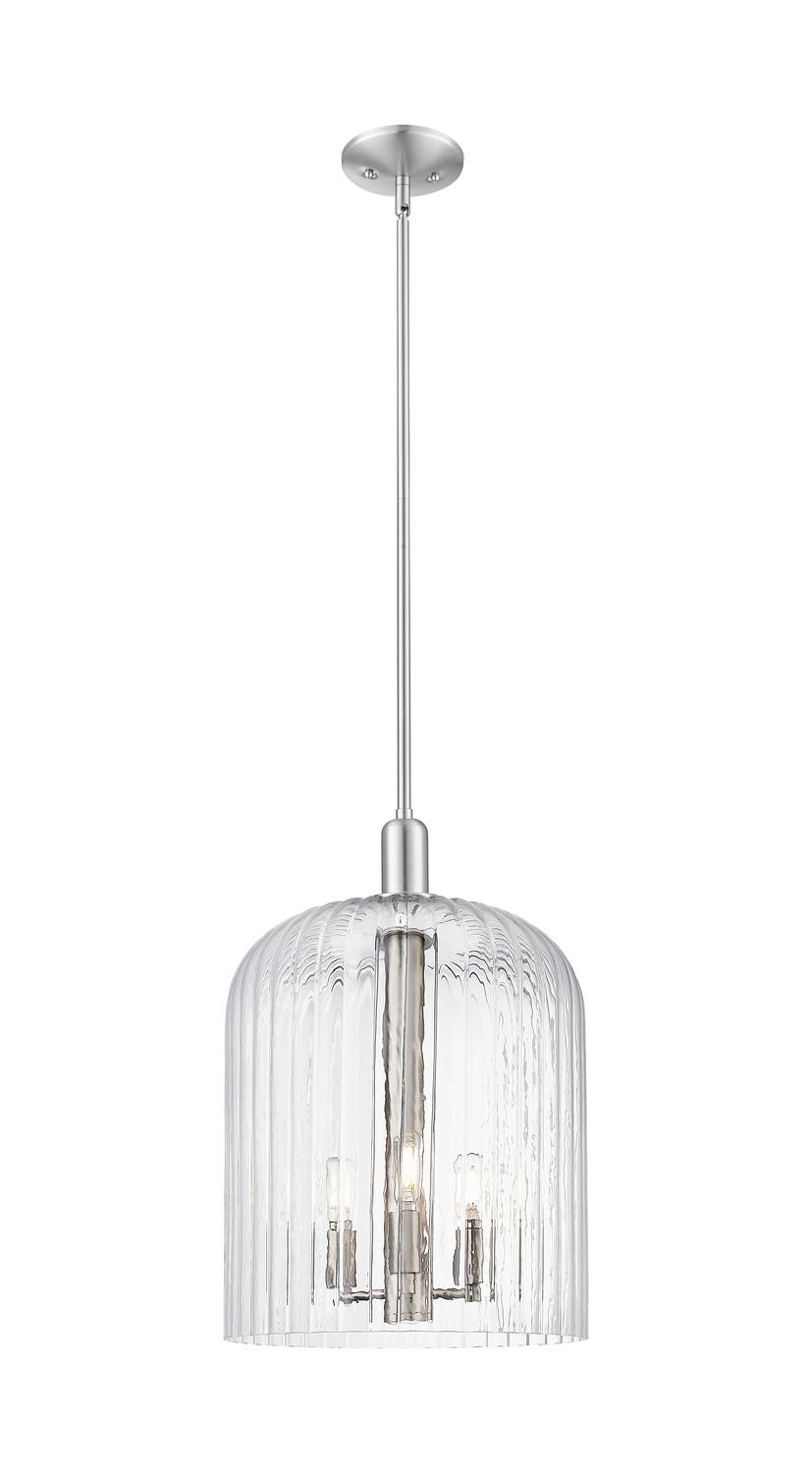 One Light Mini Pendant by Innovations - Arcadia Collection, Brushed Satin Nickel Finish - 716-3S-SN-G559-12CL