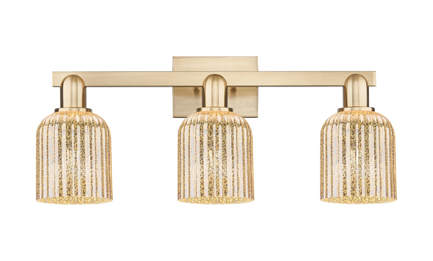 Three Light Bath Vanity by Innovations - Arcadia Collection, Champagne Bronze Finish - 716-3W-CB-G559-5ME