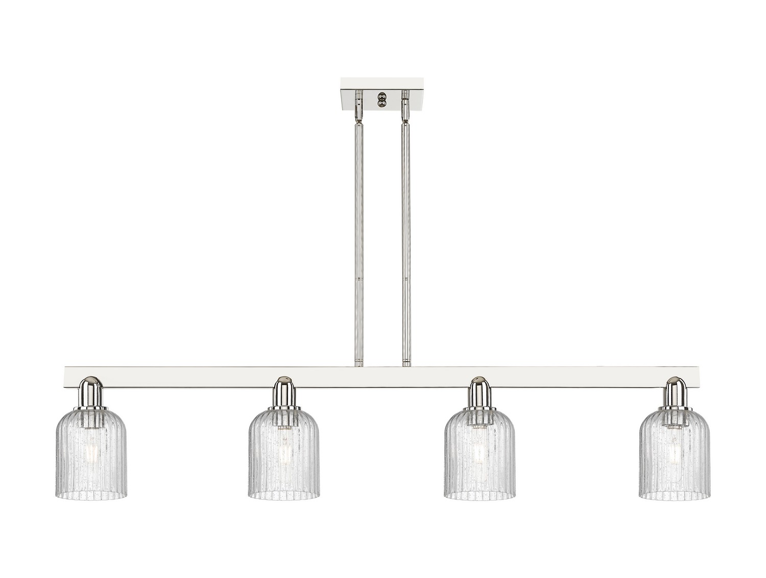 Four Light Island Pendant by Innovations - Arcadia Collection, Polished Nickel Finish - 716-4I-PN-G559-5SDY