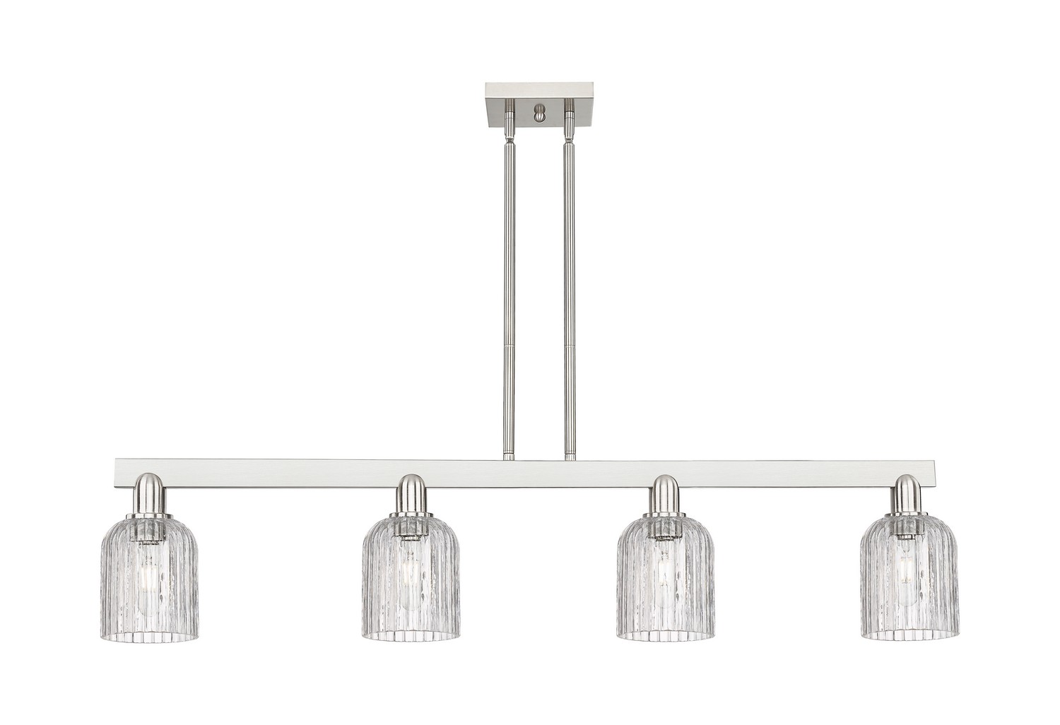 Four Light Island Pendant by Innovations - Arcadia Collection, Brushed Satin Nickel Finish - 716-4I-SN-G559-5CL