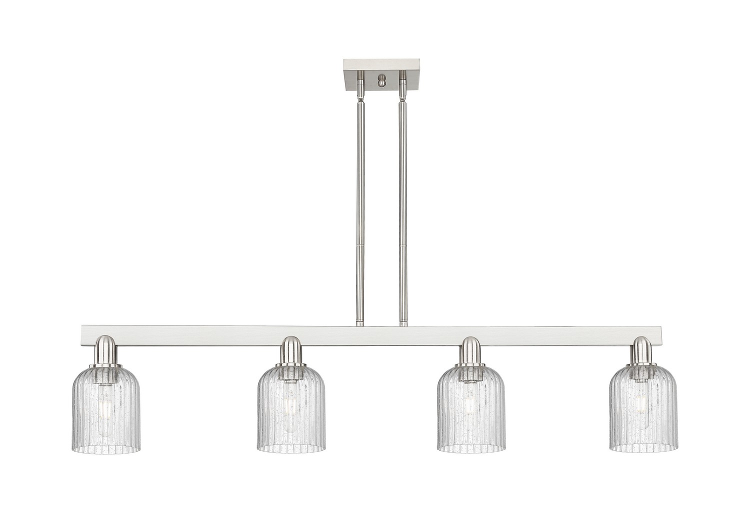 Four Light Island Pendant by Innovations - Arcadia Collection, Brushed Satin Nickel Finish - 716-4I-SN-G559-5SDY