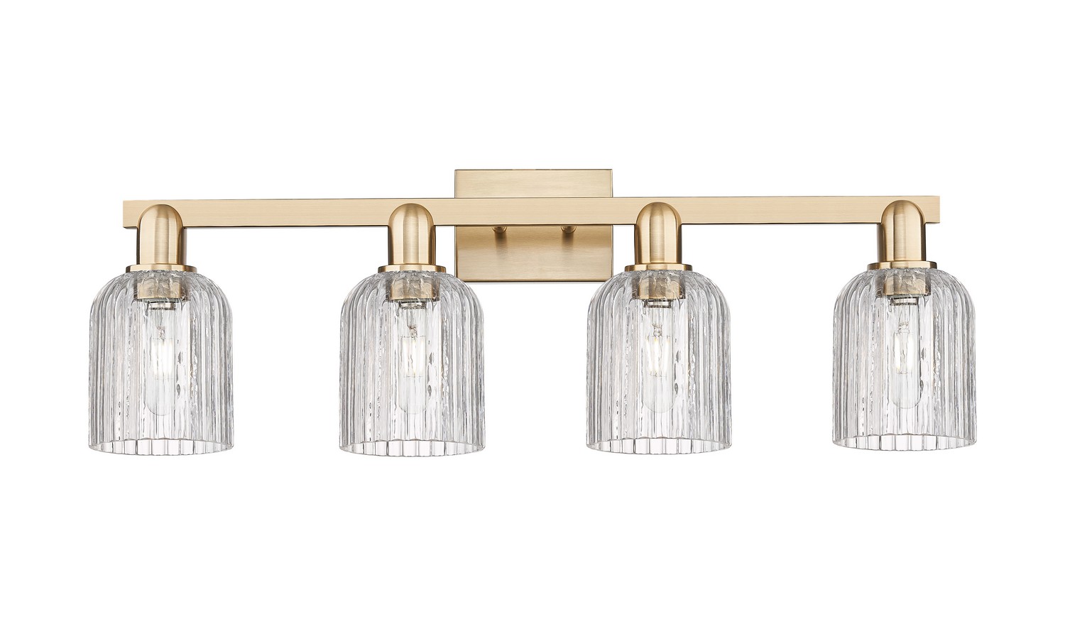 Four Light Bath Vanity by Innovations - Arcadia Collection, Champagne Bronze Finish - 716-4W-CB-G559-5CL