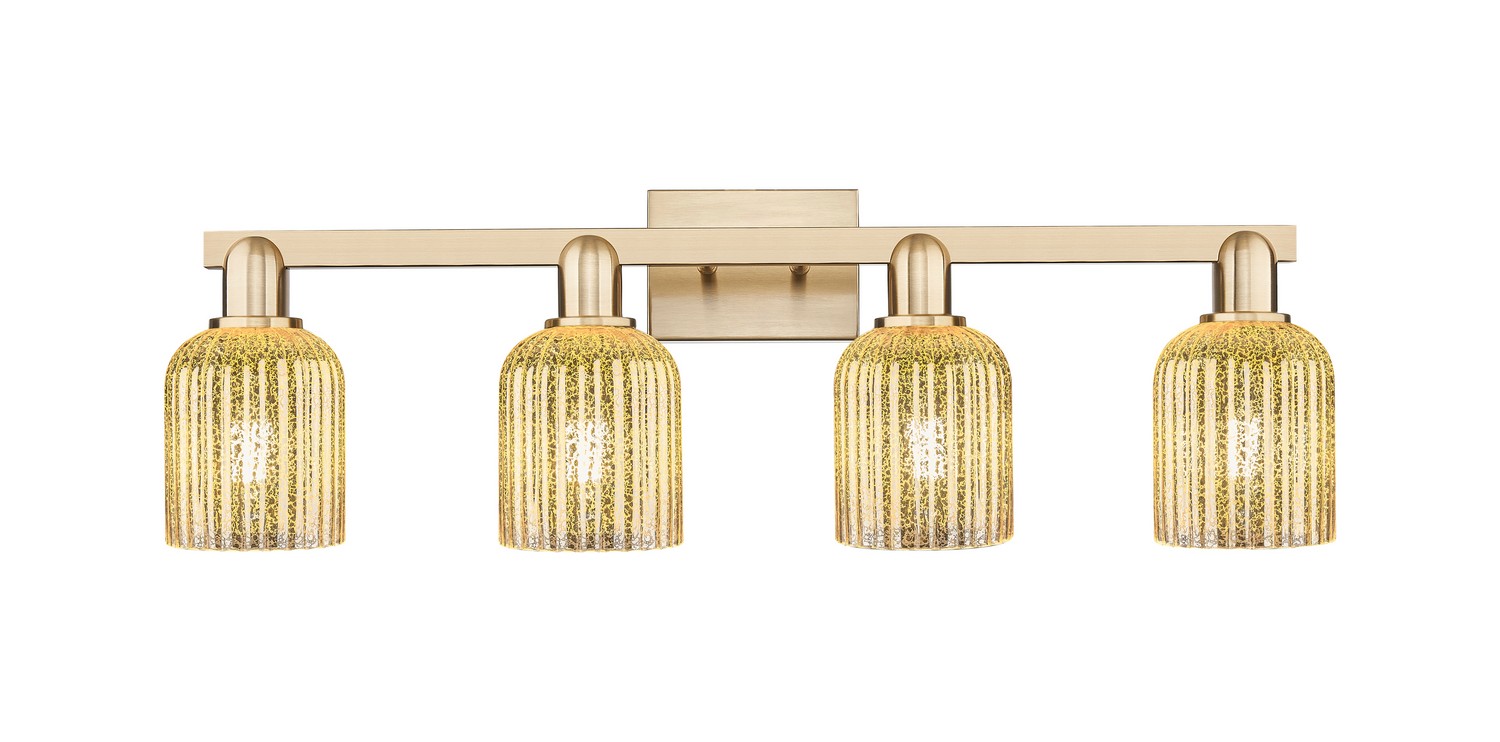 Four Light Bath Vanity by Innovations - Arcadia Collection, Champagne Bronze Finish - 716-4W-CB-G559-5ME