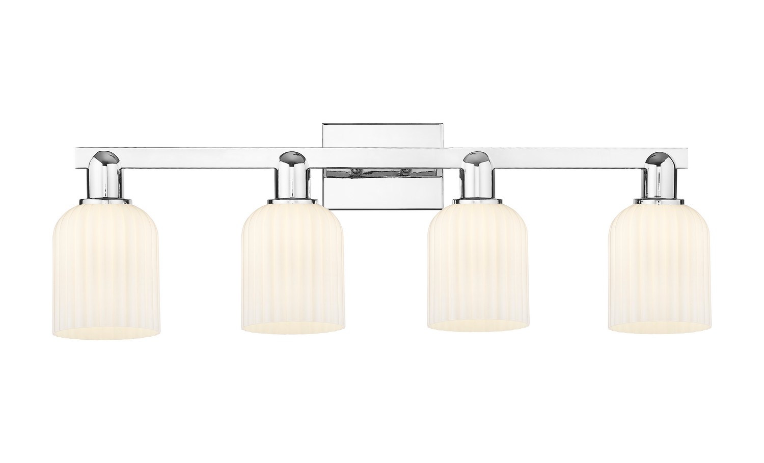 Four Light Bath Vanity by Innovations - Arcadia Collection, Polished Chrome Finish - 716-4W-PC-G559-5GWH