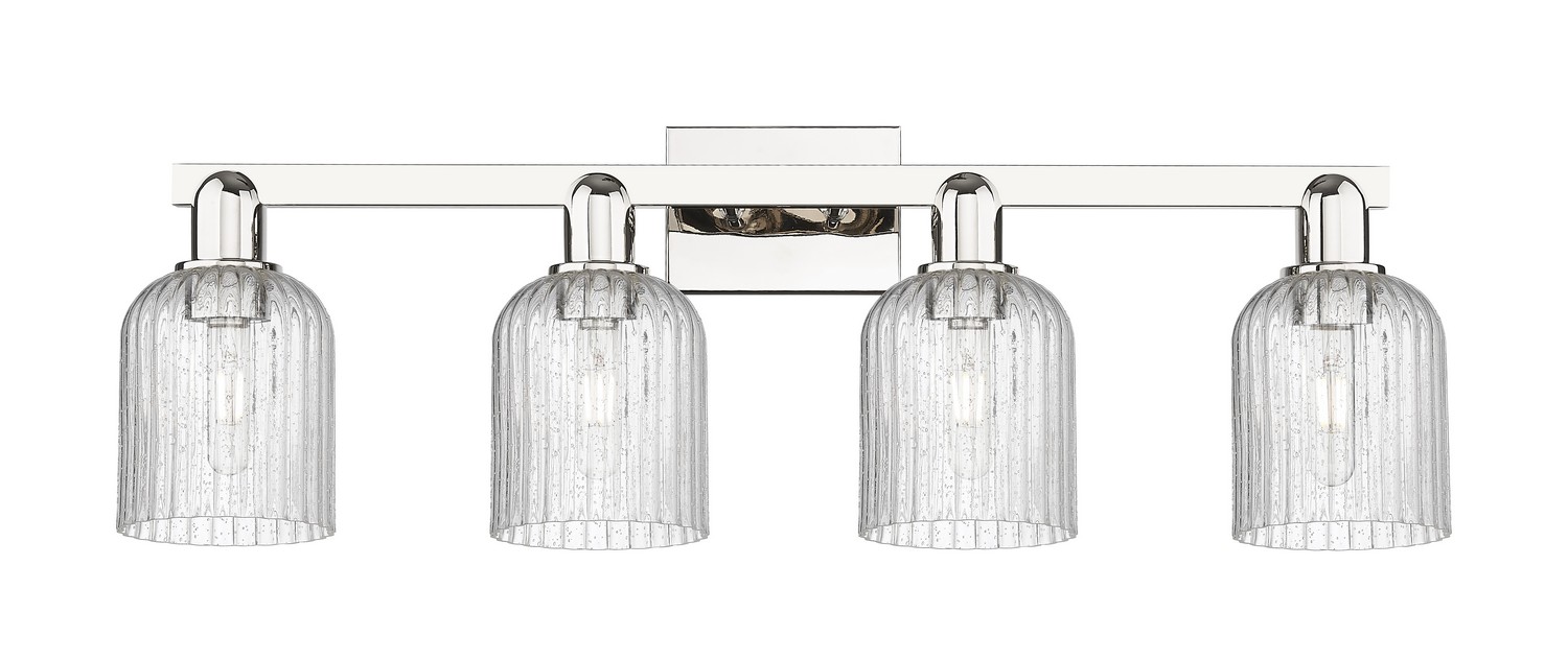 Four Light Bath Vanity by Innovations - Arcadia Collection, Polished Nickel Finish - 716-4W-PN-G559-5SDY