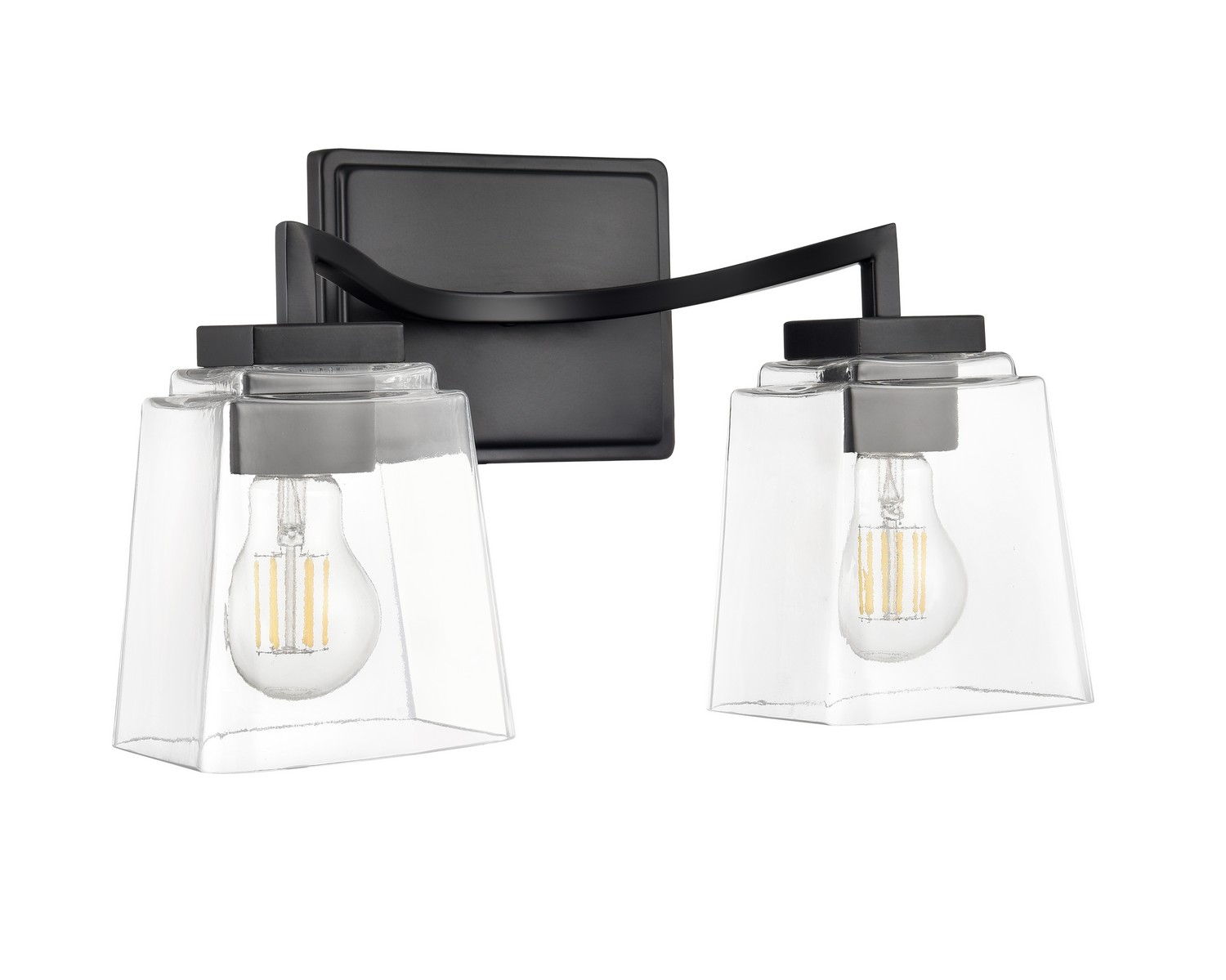 Photos - Chandelier / Lamp Millenium Millennium Lighting Matte Black Bathroom Vanity Light from the Avenna Collection 24002-MB 