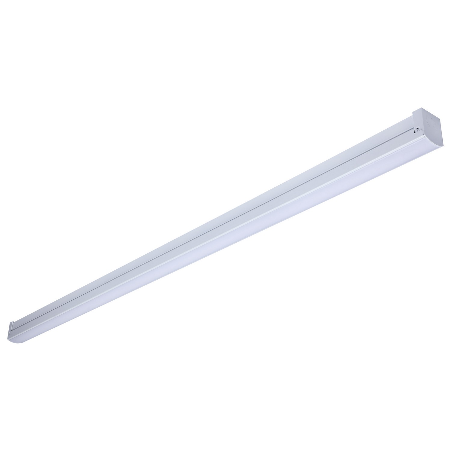 NUVO 65-1224 LED 4FT Connectable Strip Light 30W 27K/30K/35K/40K/50K CCT Selectable White Finish; 120 Volt