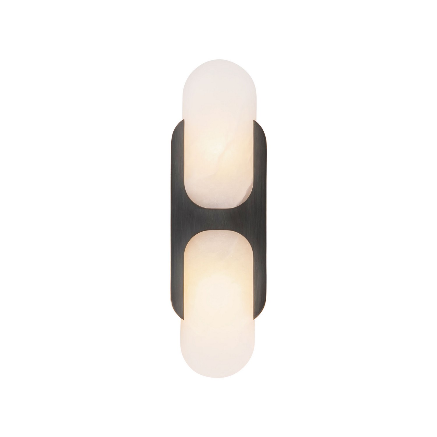Photos - Chandelier / Lamp Alora Urban Bronze Alabaster Wall Bathroom Vanity Light from the Odin Collection WV357214UBAR
