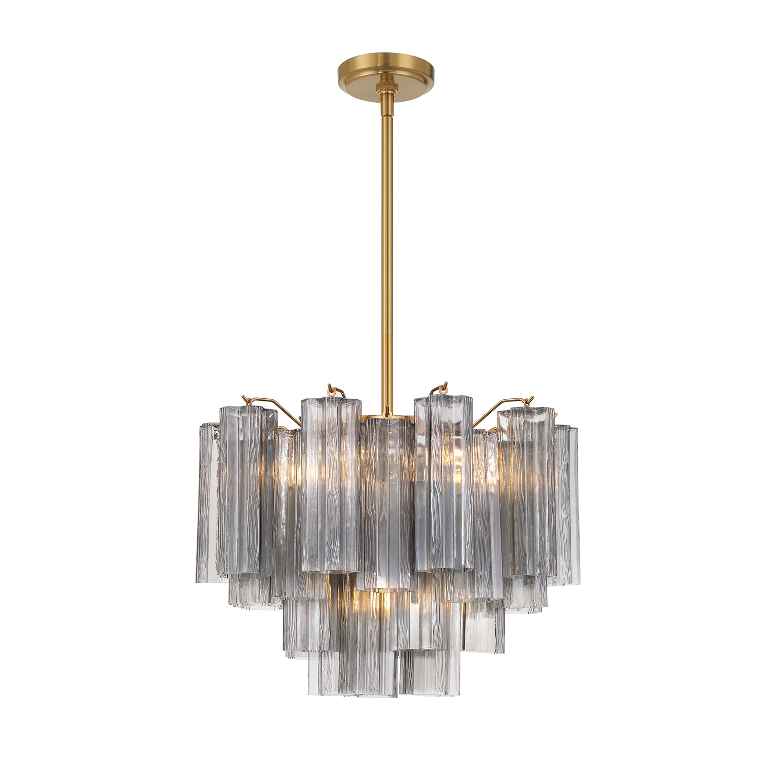 Six Light Chandelier by Crystorama - Addis Collection, Aged Brass Finish - ADD-306-AG-SM