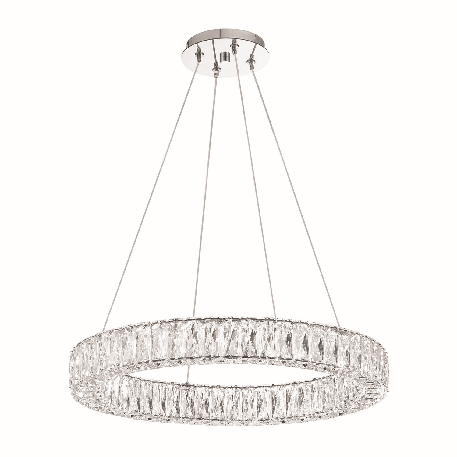 LED Pendant by Crystorama - Kinsley Collection, Polished Chrome Finish - ED3542401CH