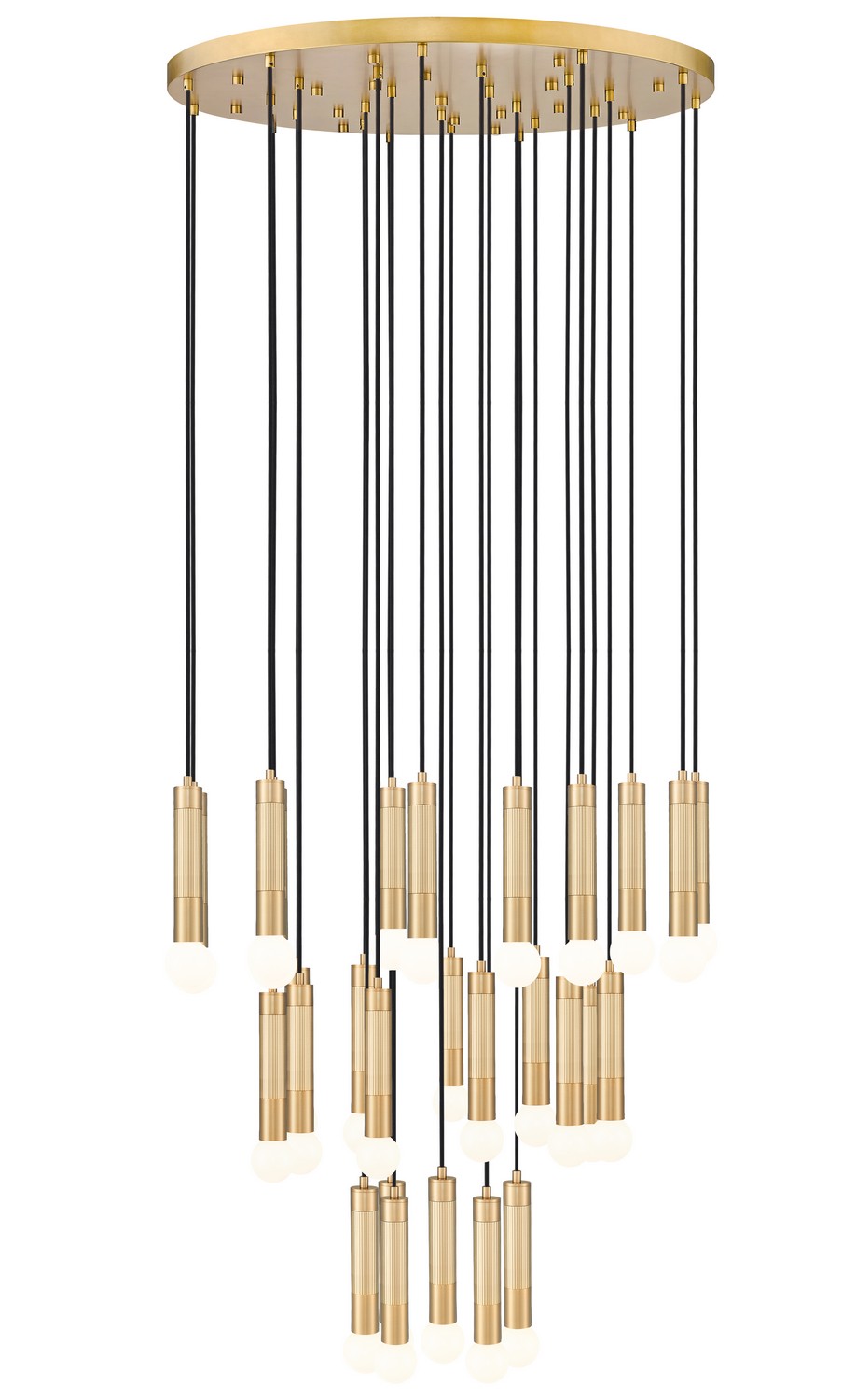 27 Light Chandelier by Z-Lite - Stari Collection, Modern Gold Finish - 1956P-27R-MGLD