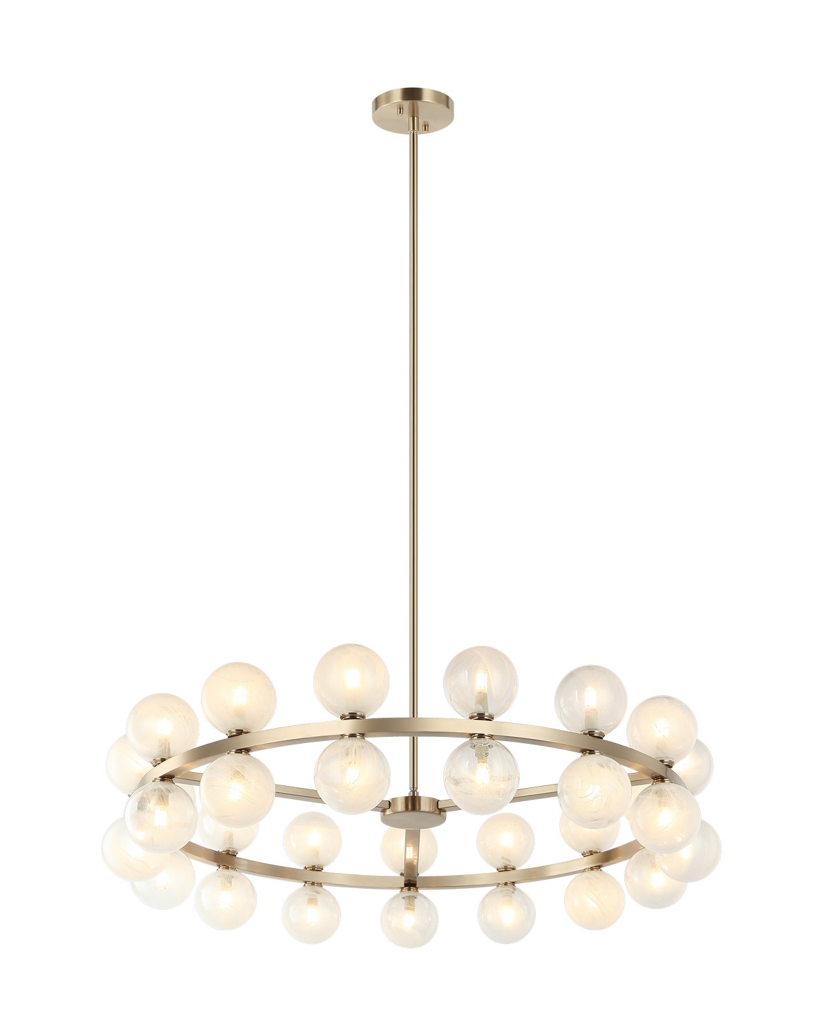 Champagne Gold LED Pendant from the Nimbus Collection