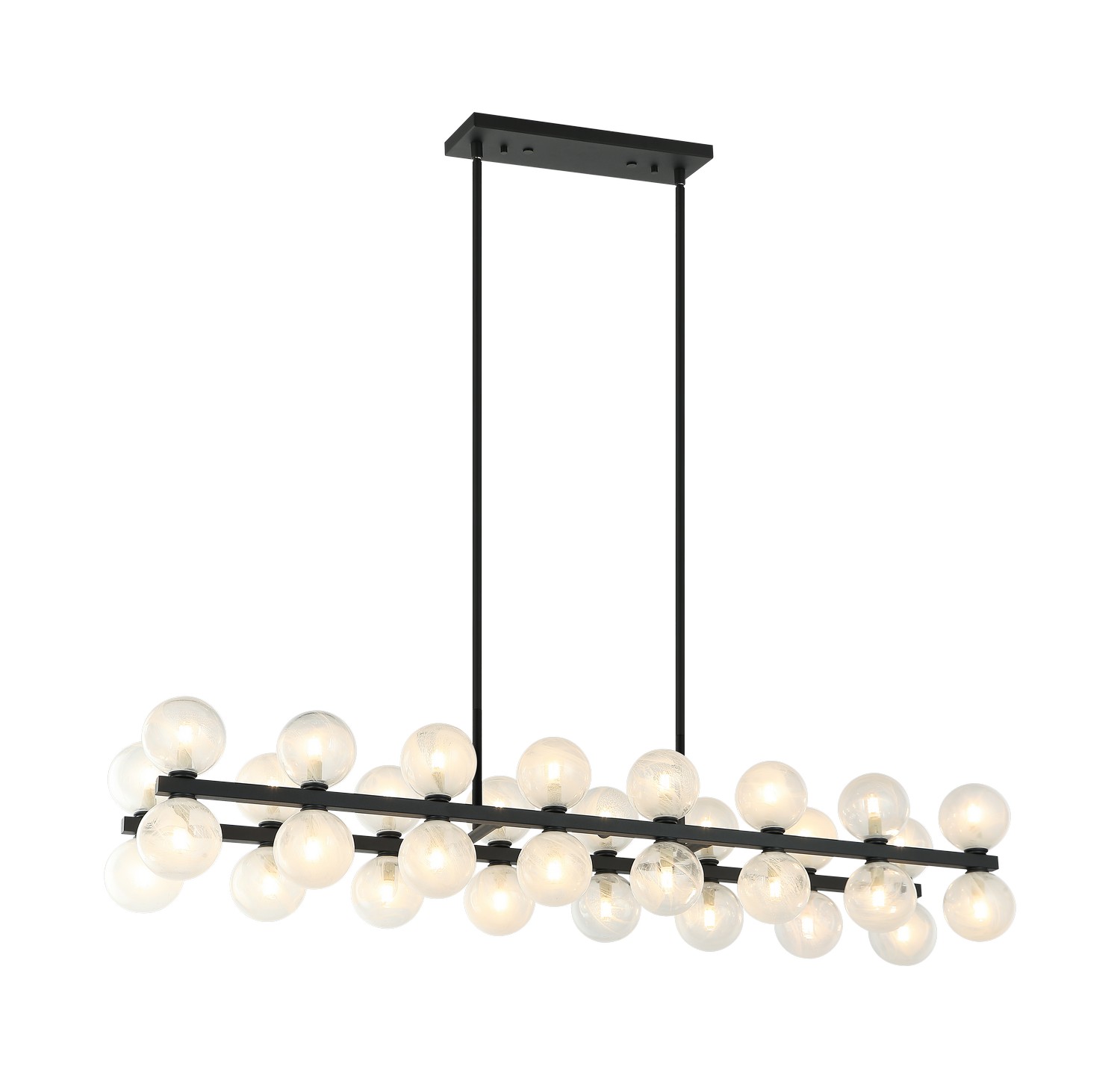 Matteo Lighting C30732MB Nimbus 32 Light 12 inch Matte Black Pendant Ceiling Light