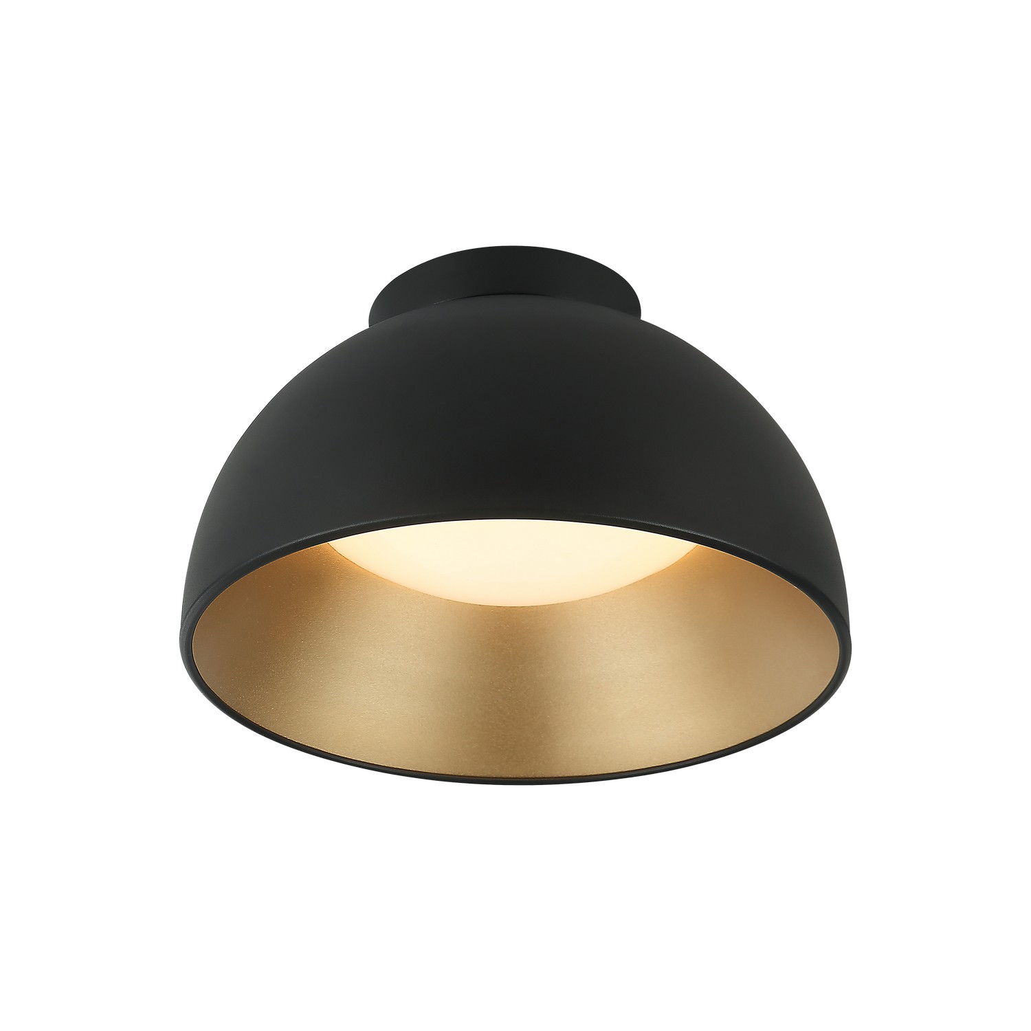 Matteo Lighting M17412MB Zenith LED 11.88 inch Matte Black Flush Mount Ceiling Light
