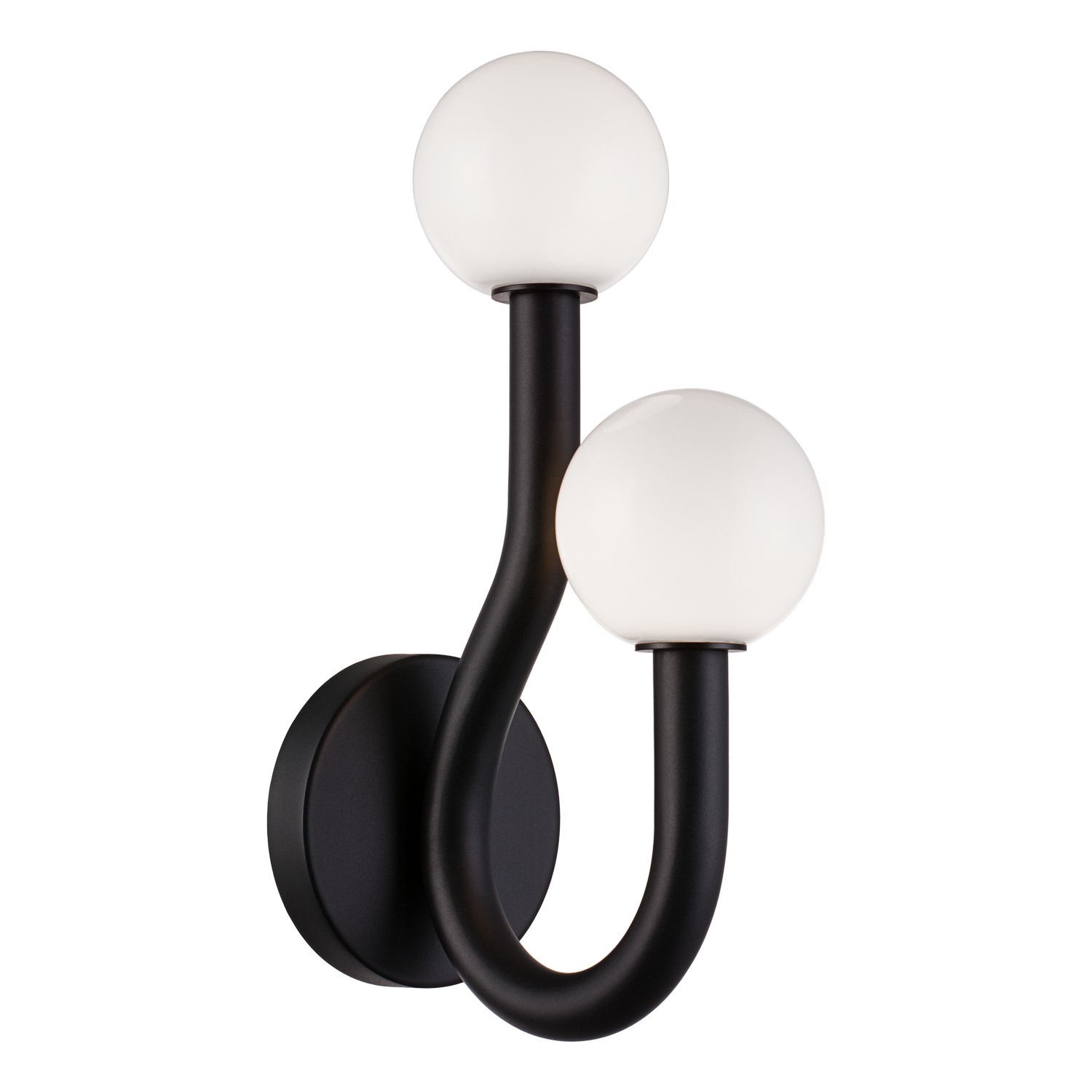 Matteo Lighting W34202MBOP Joelle 2 Light 4.75 inch Matte Black Wall Sconce Wall Light