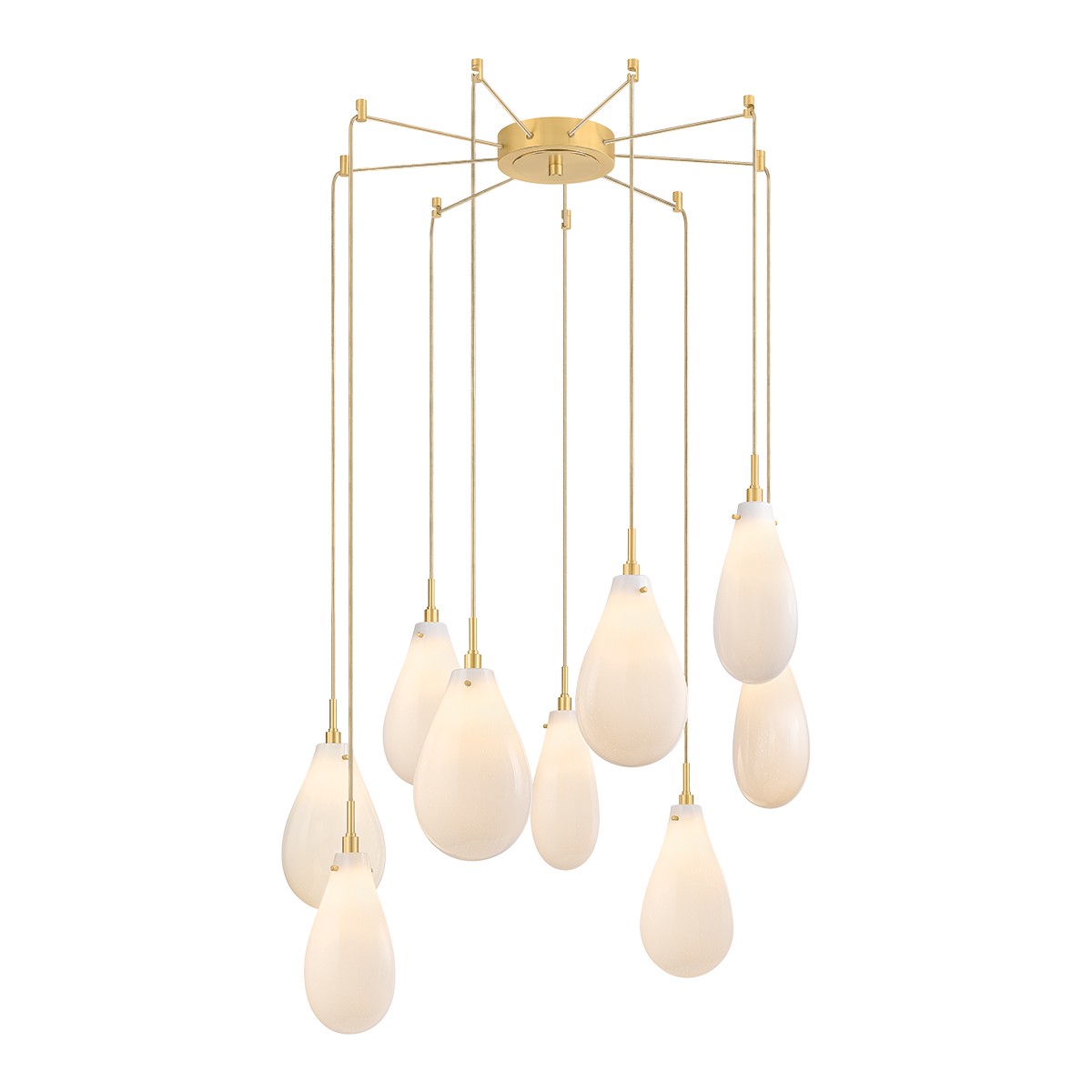 Photos - Chandelier / Lamp Wide Hudson Valley Aged Brass Chandelier from the Ironwood Collection 3909-AGB 
