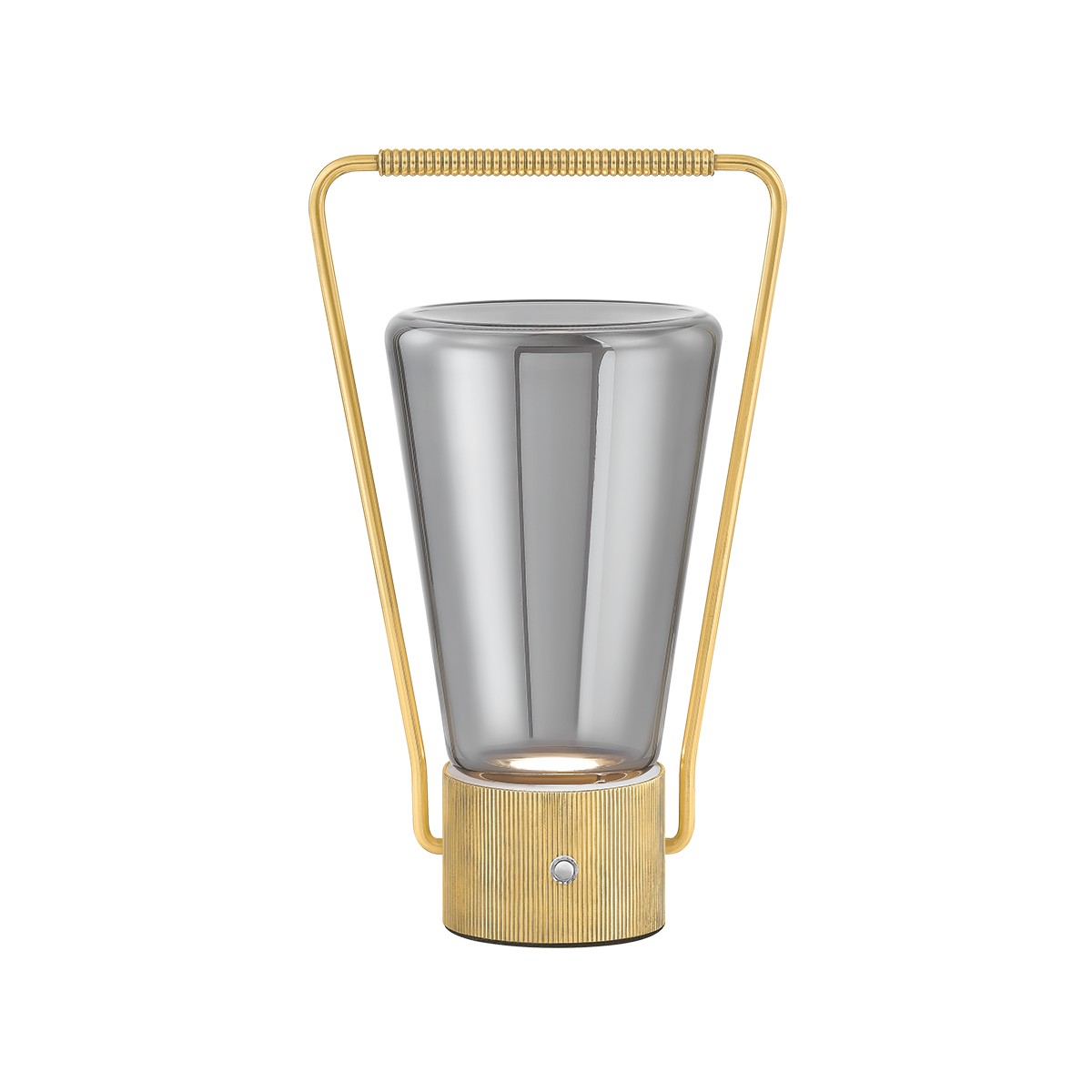 Aged Brass Led Tabl… - image