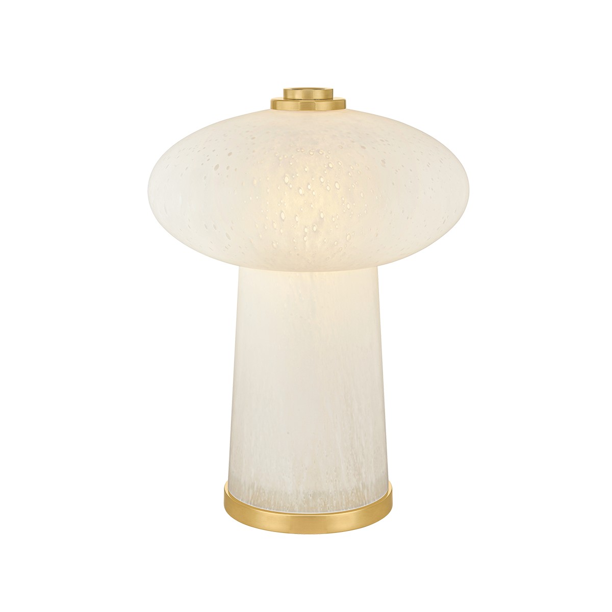 Aged Brass Led Tabl… - image