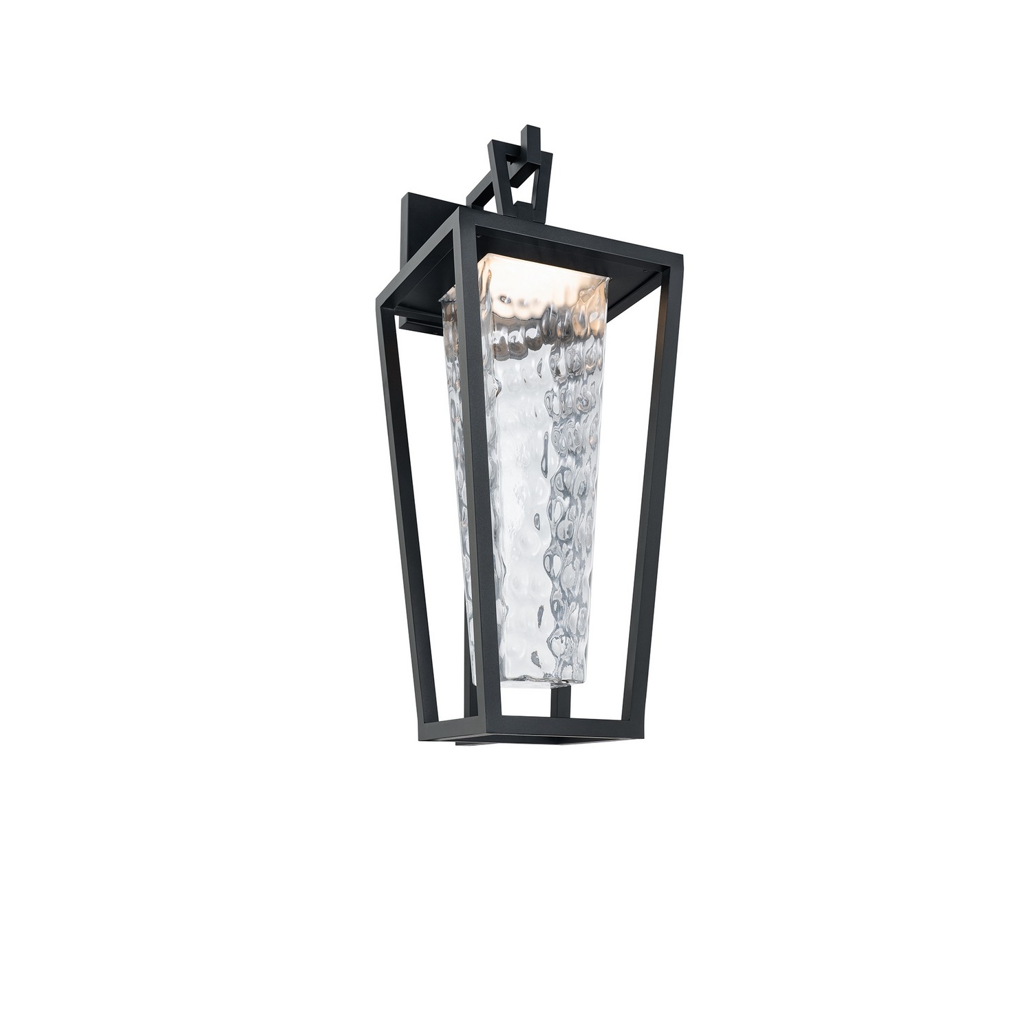 Photos - Chandelier / Lamp WAC Lighting Black LED Outdoor Wall Sconce from the Manchester Collection WS-W33534-30-BK