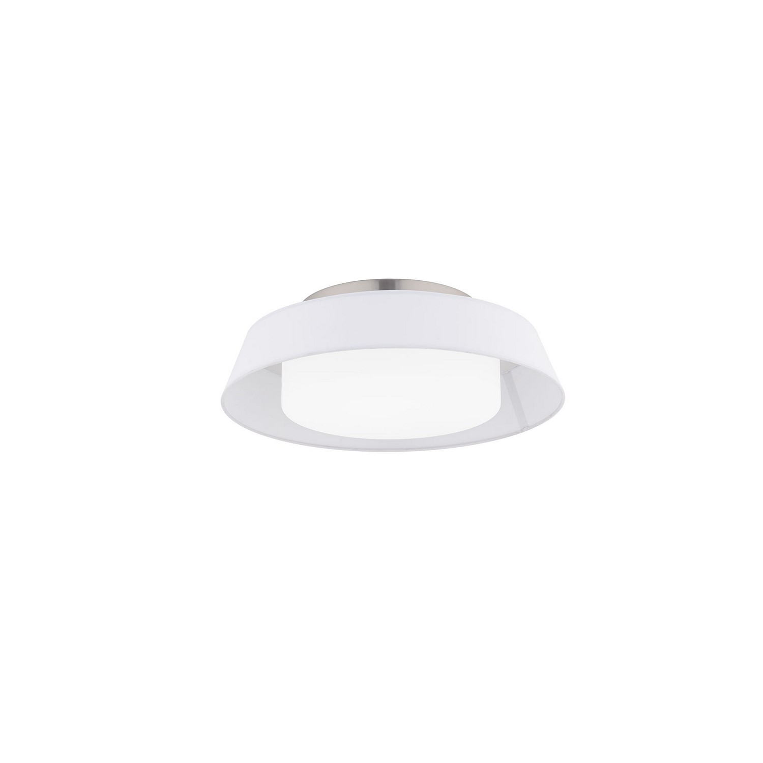 WAC Lighting FM-49416-30-WT Chapeau LED 16 inch White Flush Mount Ceiling Light in 3000K, dweLED