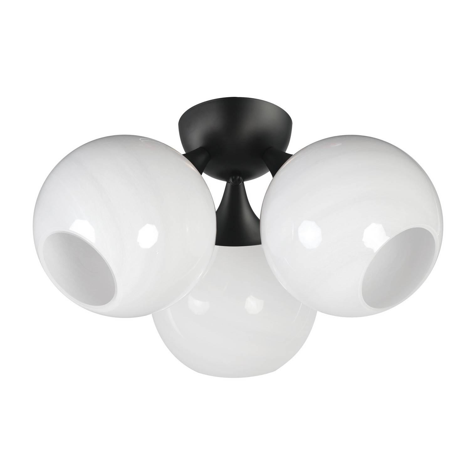 Black Semi Flush Mo… - image