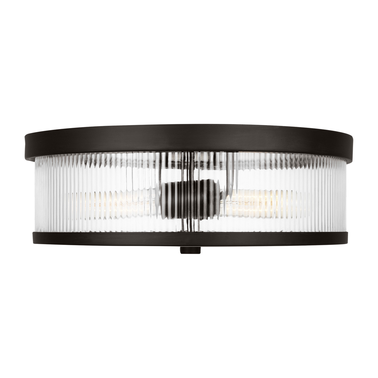 Aged Iron  Flush Mount from the Geneva Collection